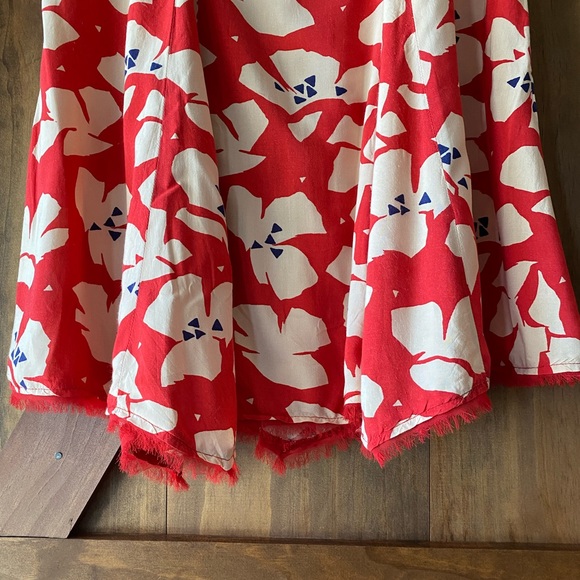 Urban Outfitters Silence + Noise Trapeze Swing Dress with Raw Hem, Small - Picture 8 of 8